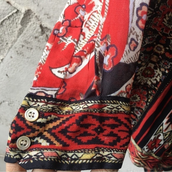 Isabel Marant Tayler Paisley Romper size M - Picture 10 of 11